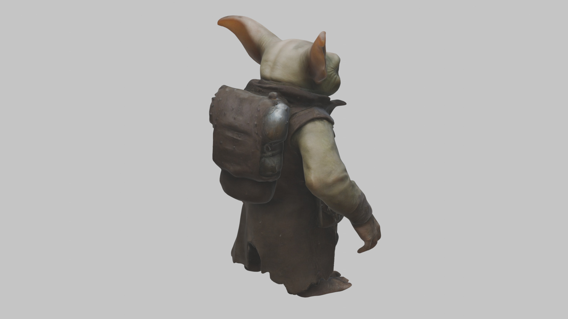 Fantasy Goblin Character Low-poly 3D model_13