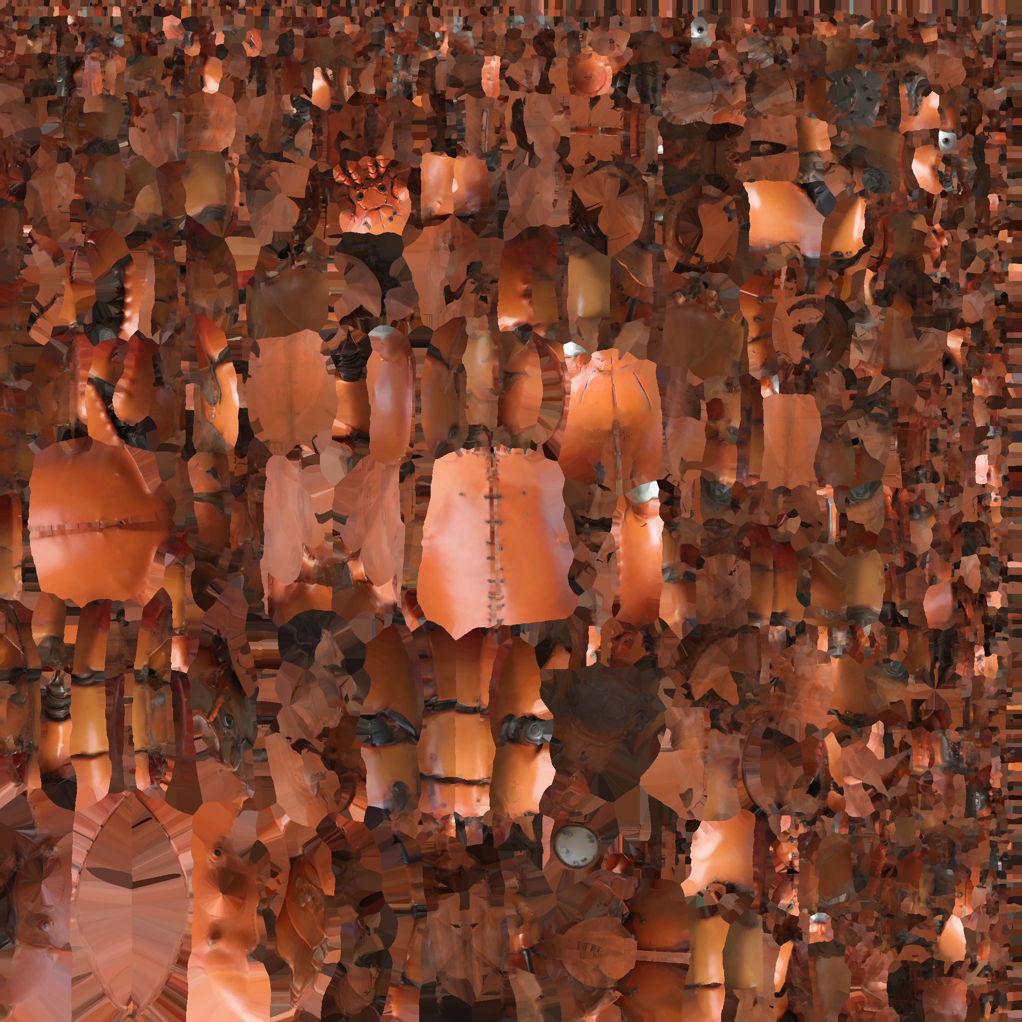 Robot Crab Low-poly 3D model_16