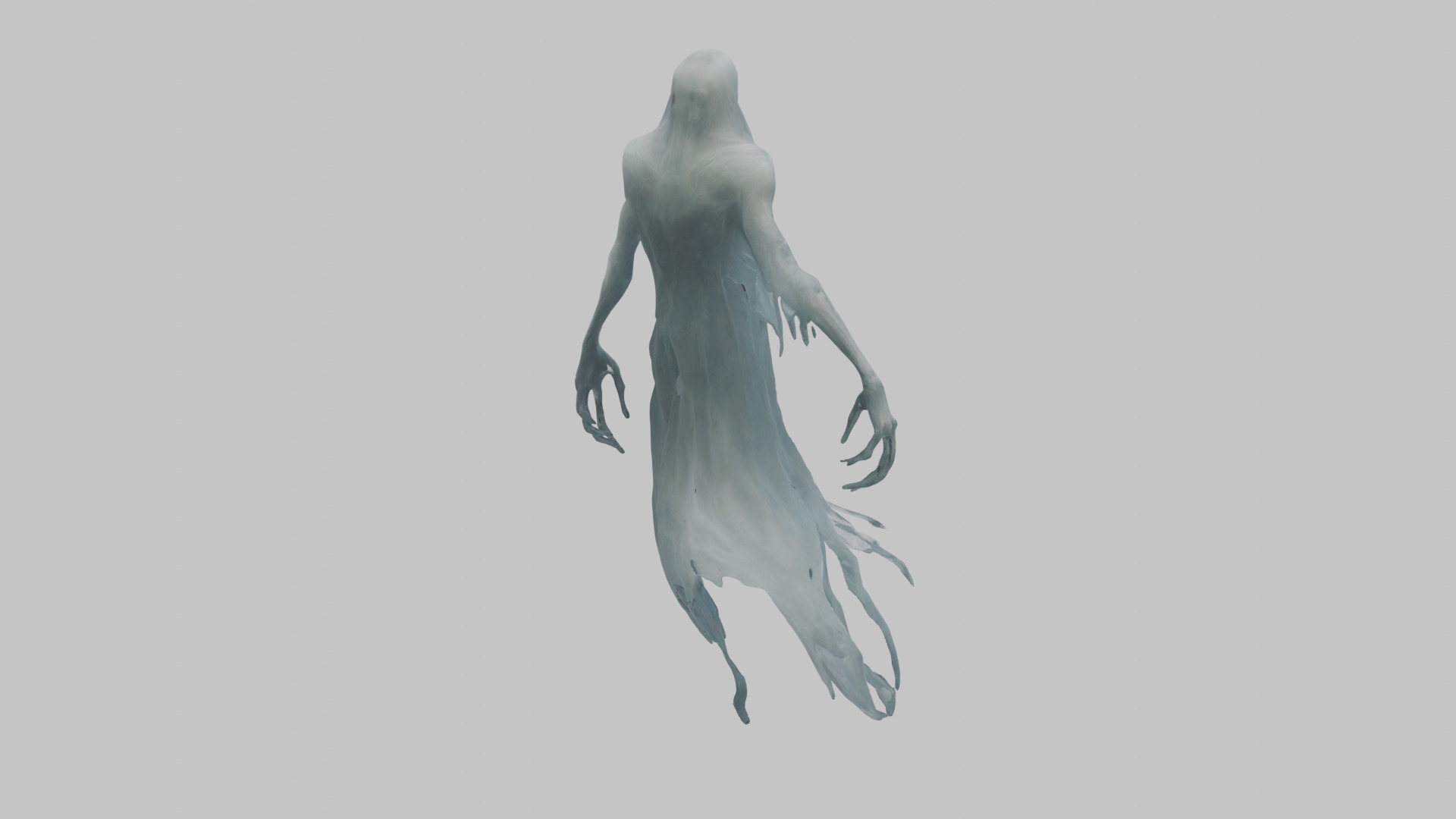 floating wraith ghost soul Low-poly 3D model_14