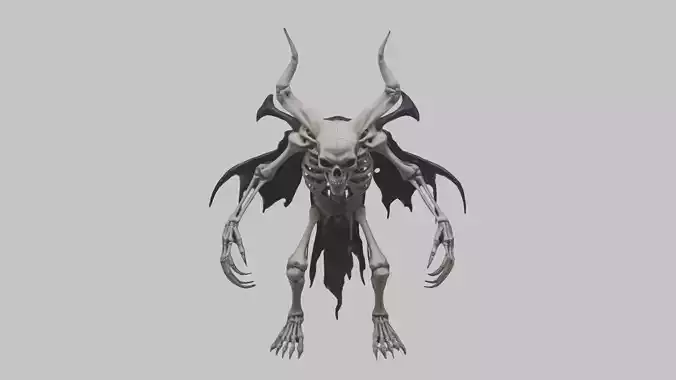 Skeleton Demon Character