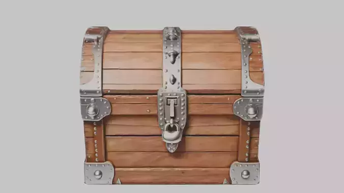 wooden treasure chest