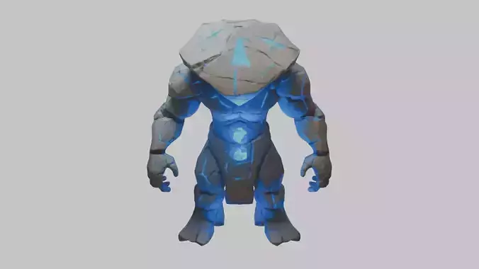 Golem Stone Character