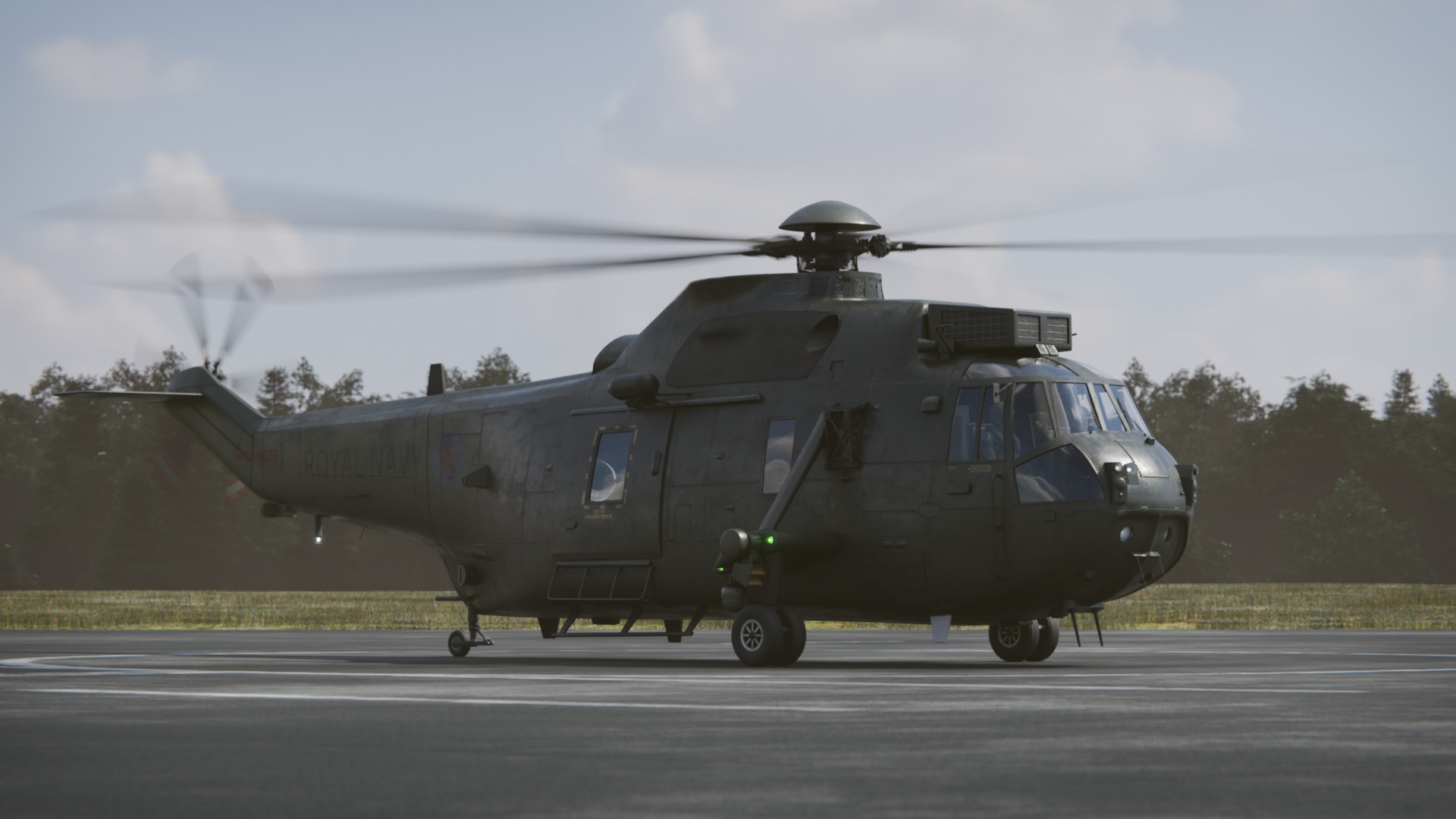 Westland Sea King HC4 Commando 3D model_4