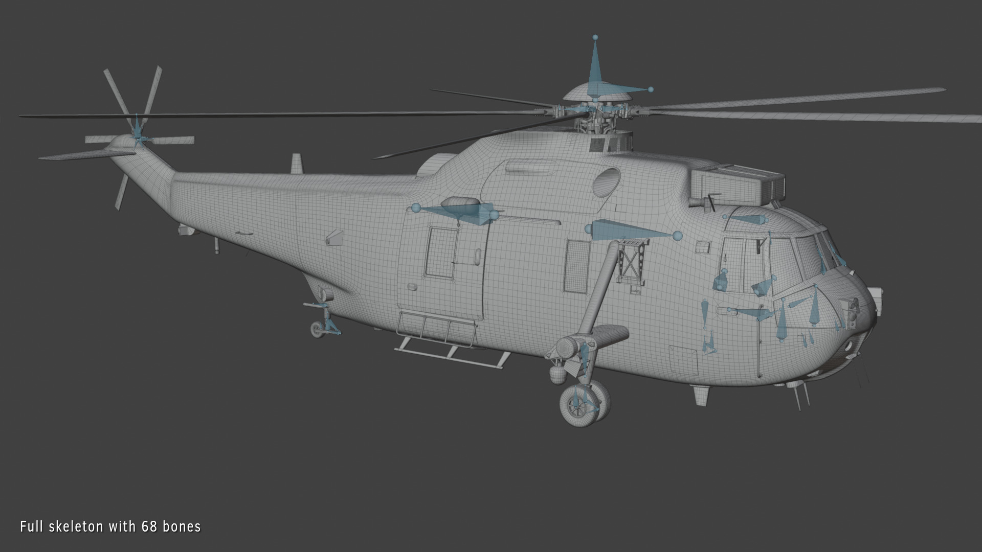Westland Sea King HC4 Commando 3D model_15
