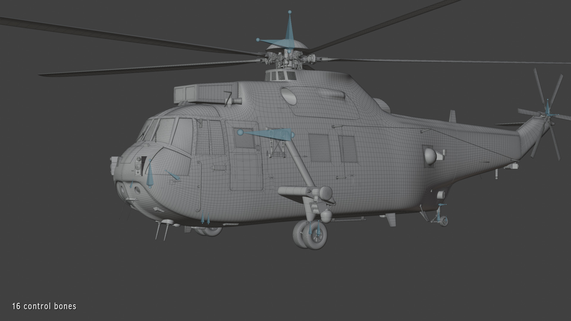 Westland Sea King HC4 Commando 3D model_16