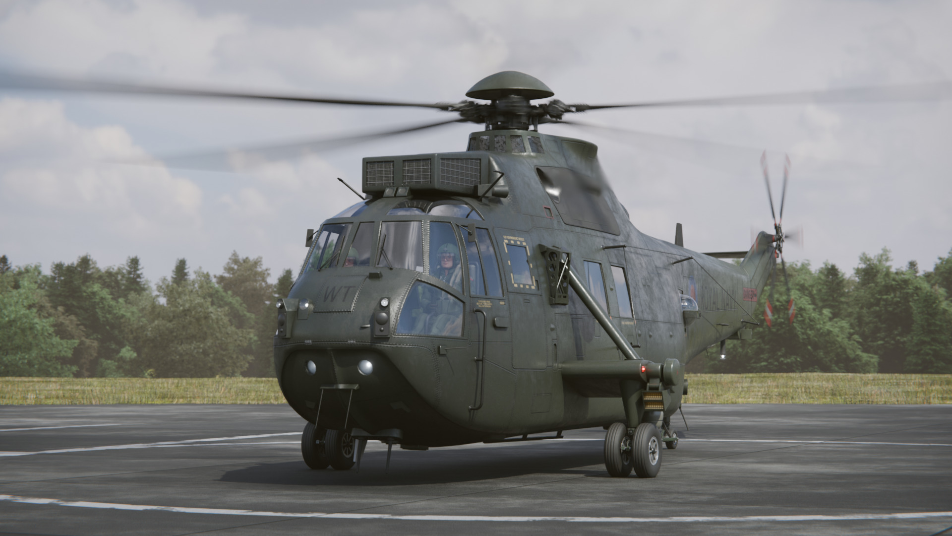 Westland Sea King HC4 Commando 3D model_3