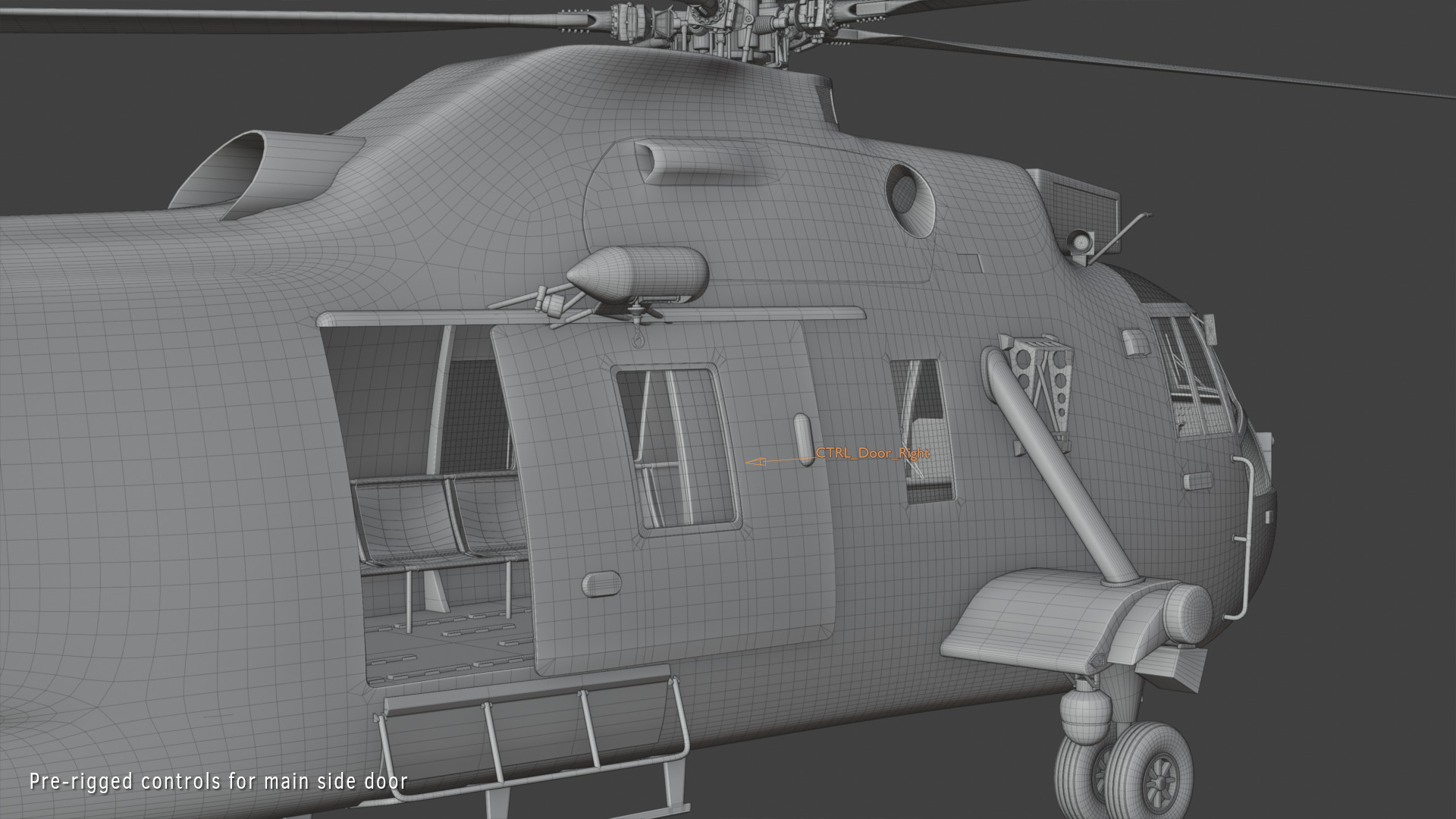 Westland Sea King HC4 Commando 3D model_9