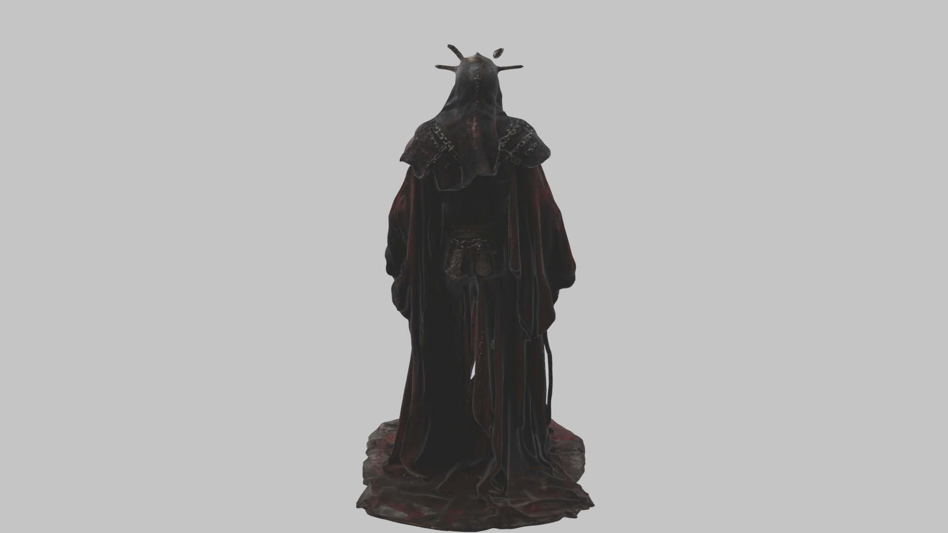 Dark Fantasy Skeleton Character Low-poly 3D model_15