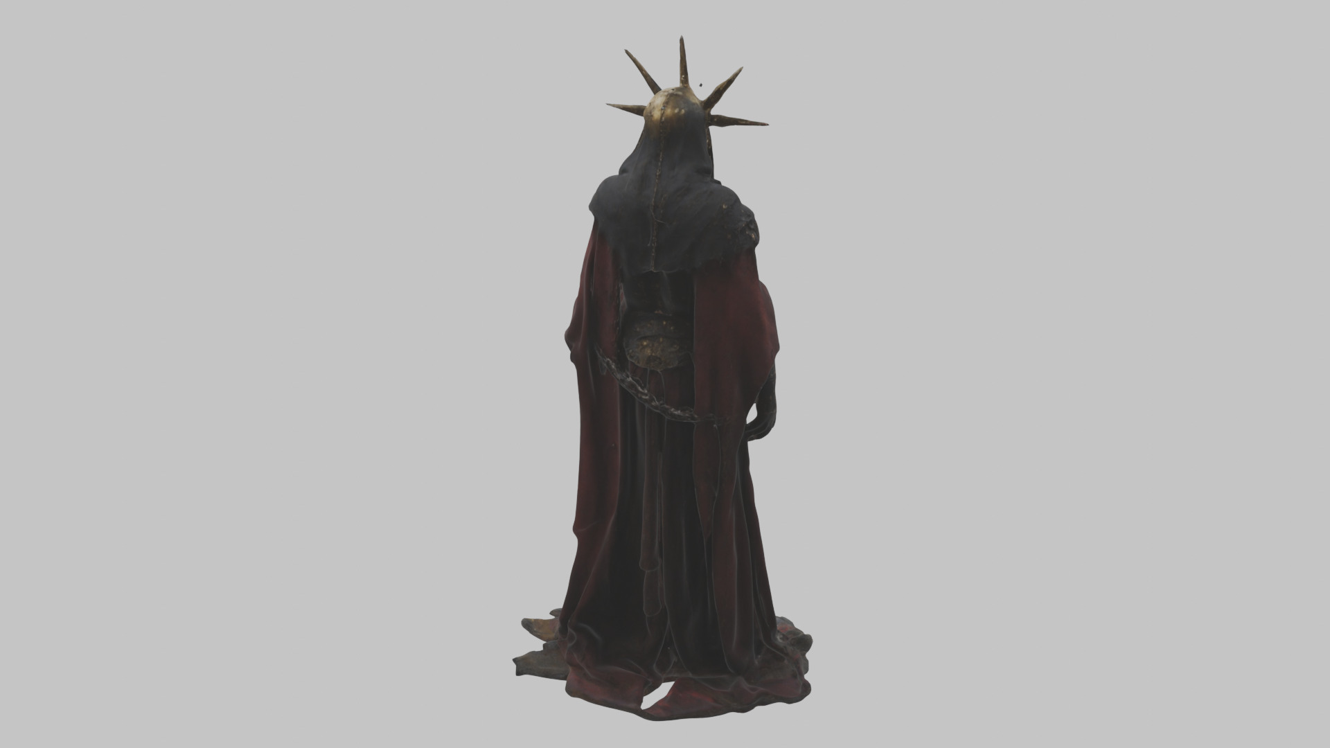 Dark Fantasy Skeleton Character Low-poly 3D model_14