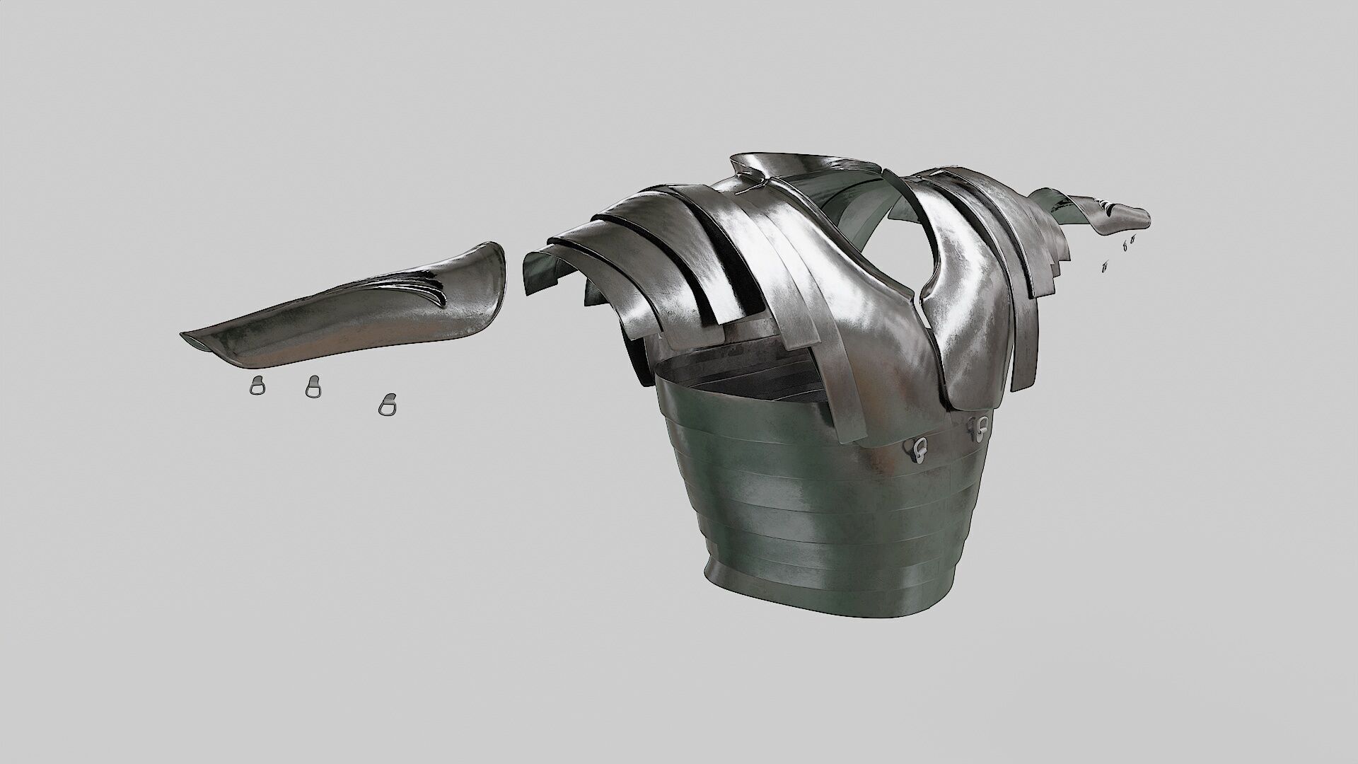 Roman Solider Stylized Character 3D model_15