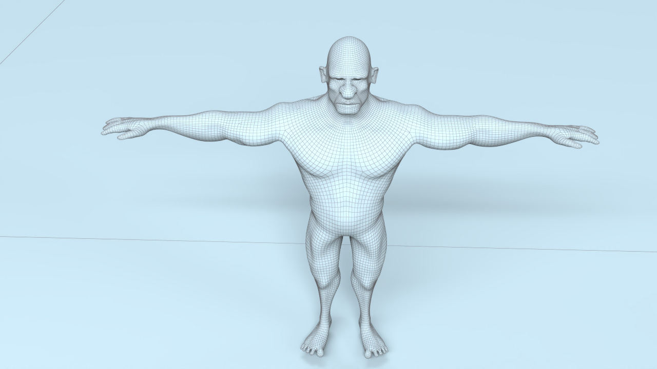 Roman Solider Stylized Character 3D model_21