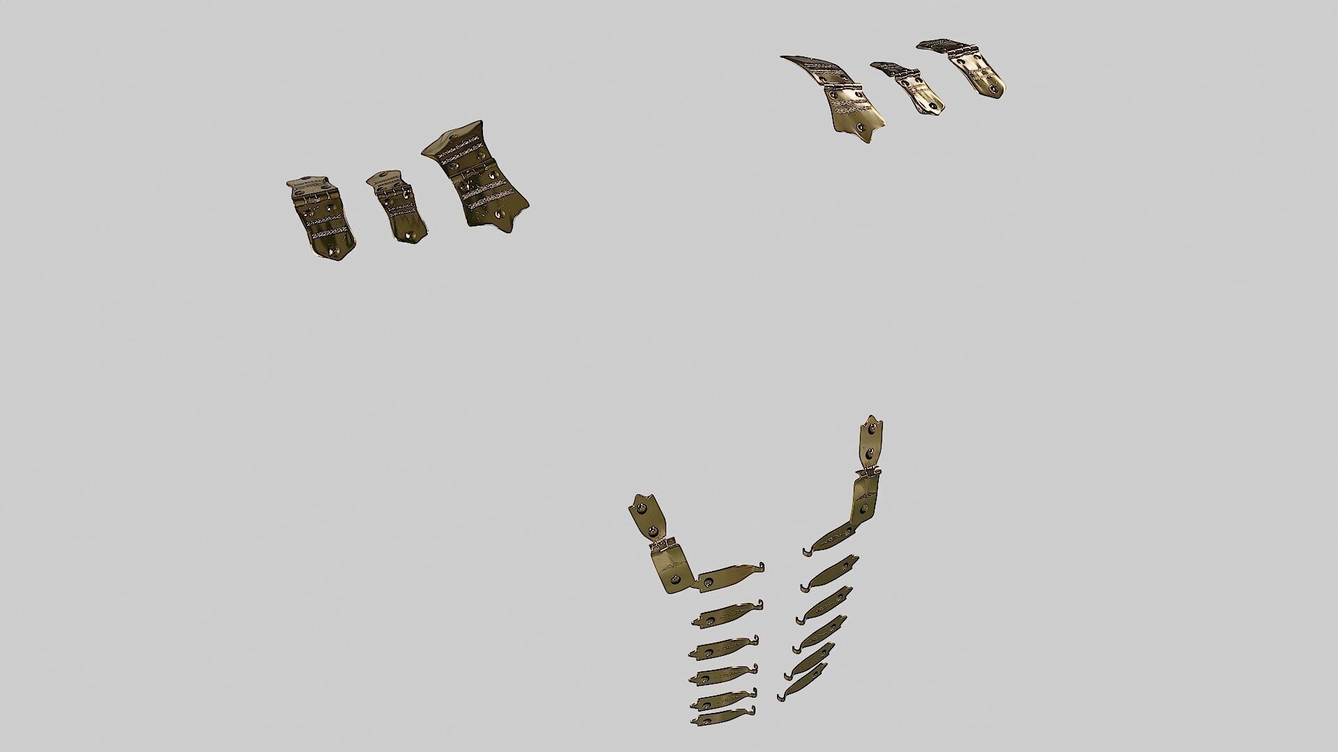 Roman Solider Stylized Character 3D model_17