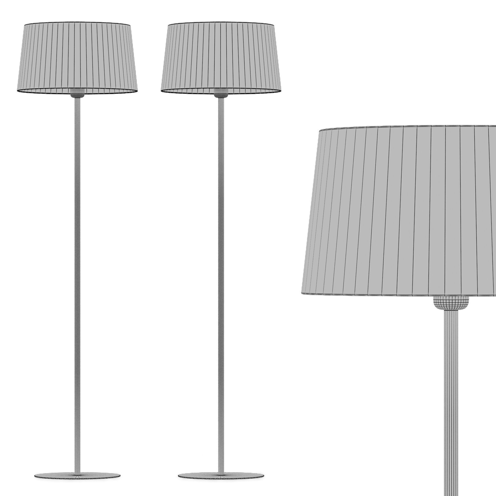 Floor lamp Aromas Tex 3D model_7