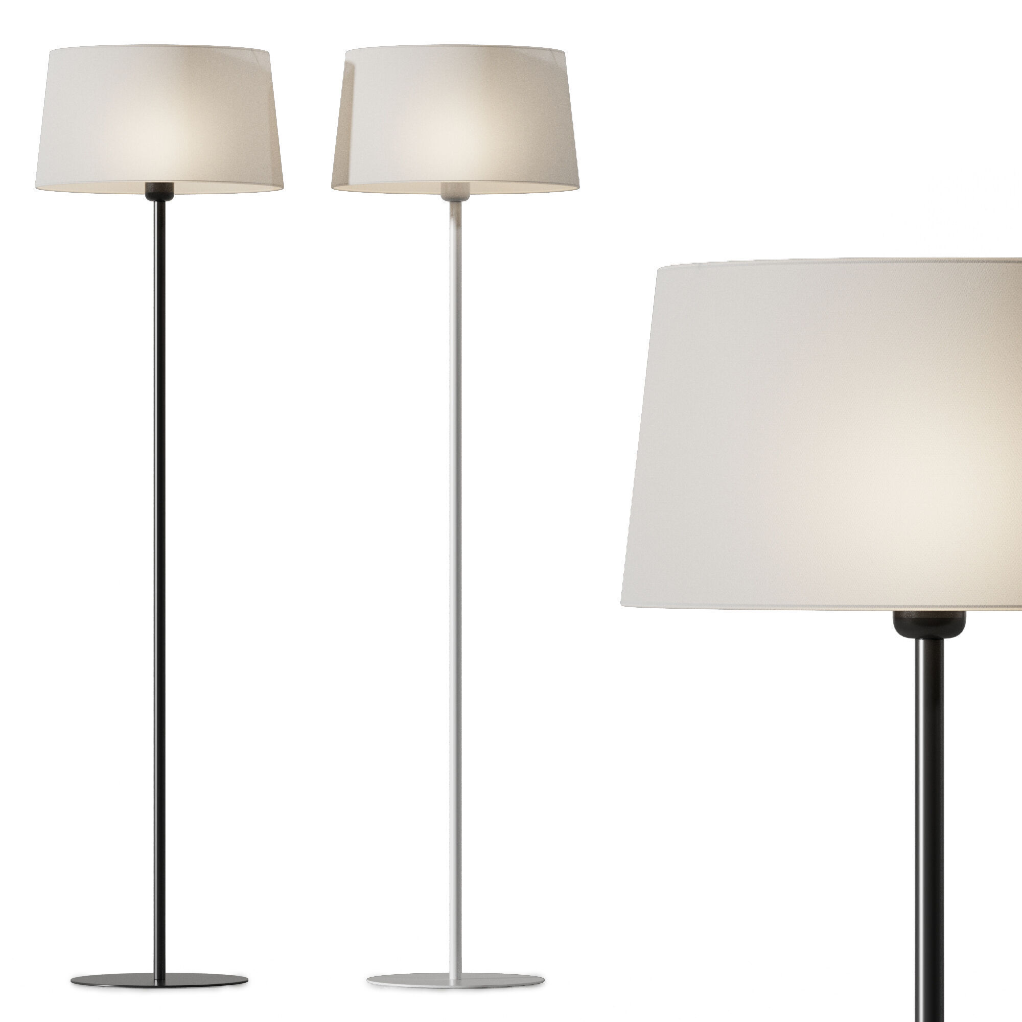 Floor lamp Aromas Tex 3D model_1