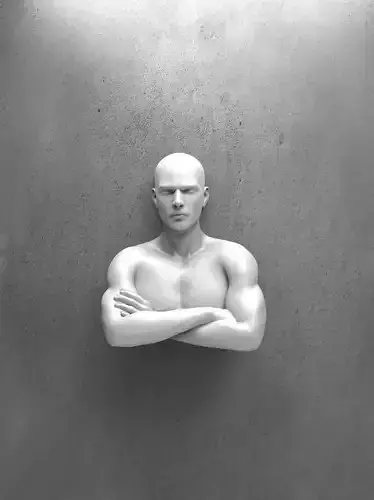 Wall Sculpture - Arms Crossed