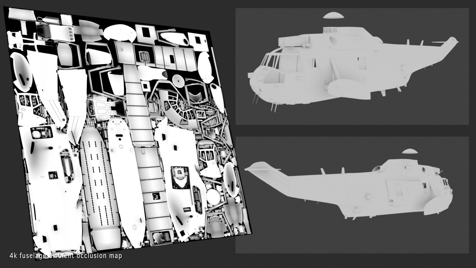Westland Sea King ASaC7 Royal Navy 3D model_29