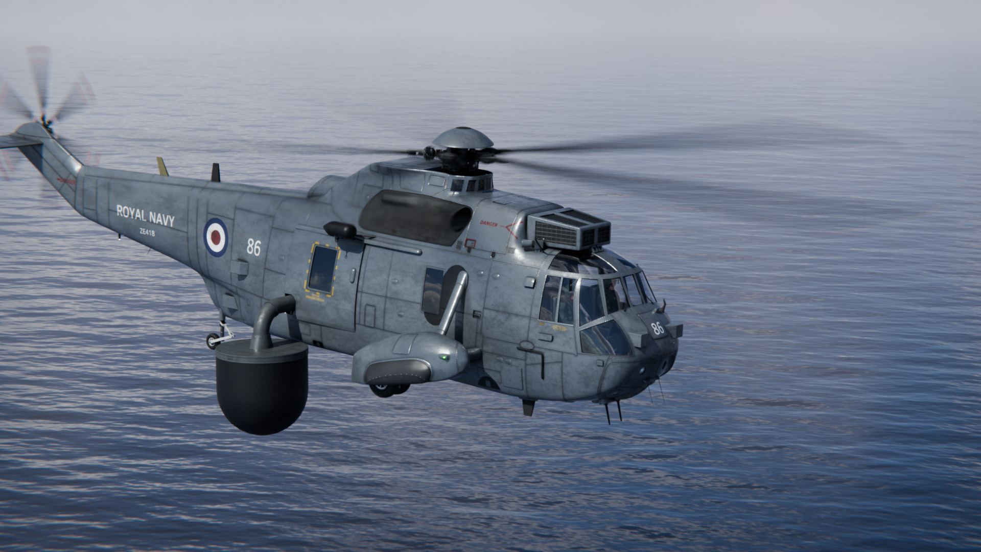 Westland Sea King ASaC7 Royal Navy 3D model_5