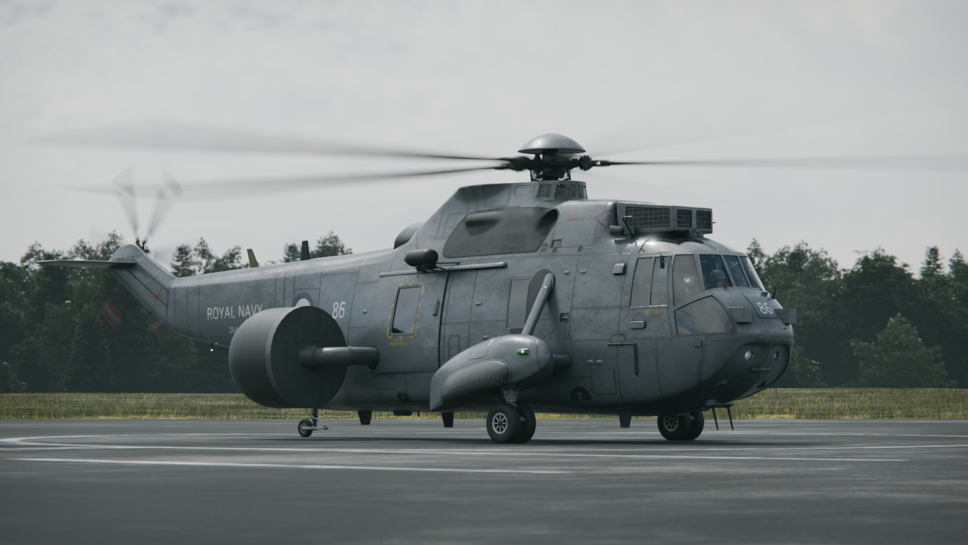 Westland Sea King ASaC7 Royal Navy 3D model_4