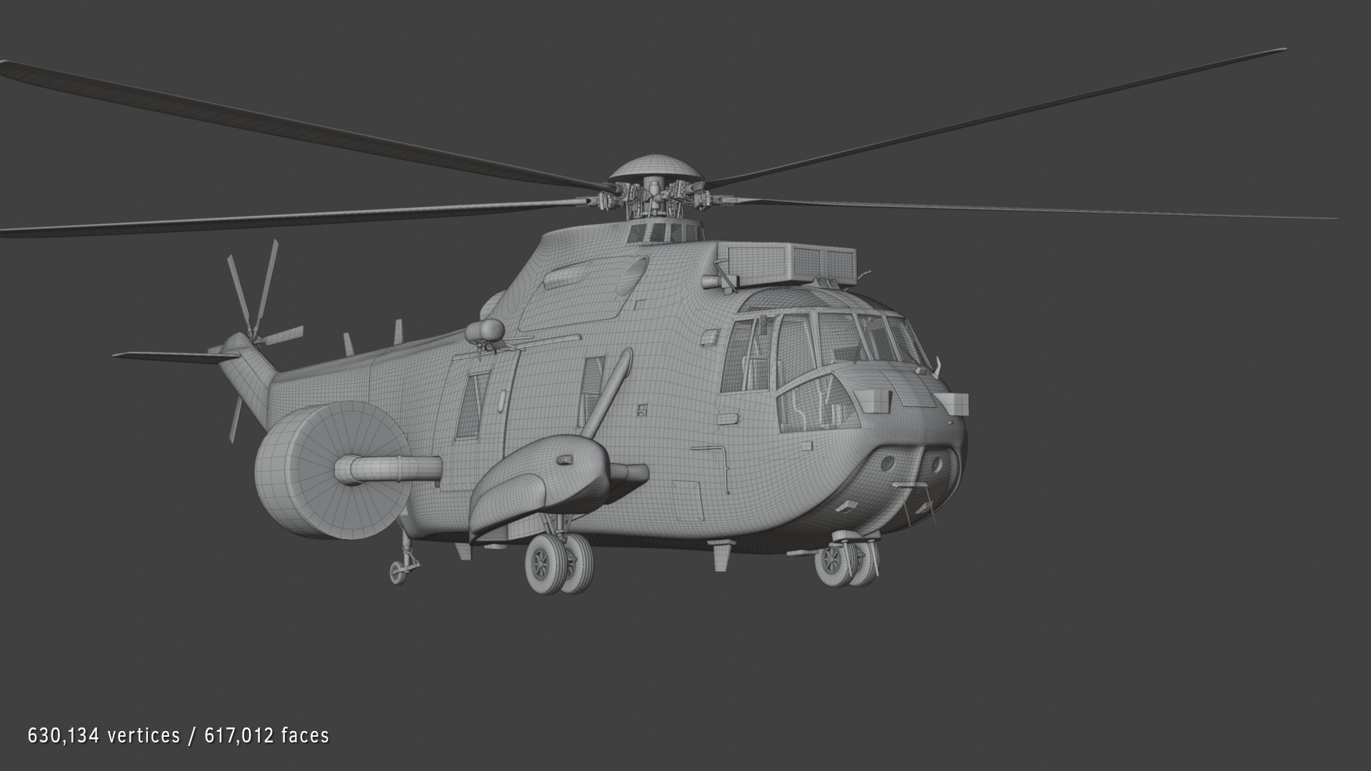 Westland Sea King ASaC7 Royal Navy 3D model_6