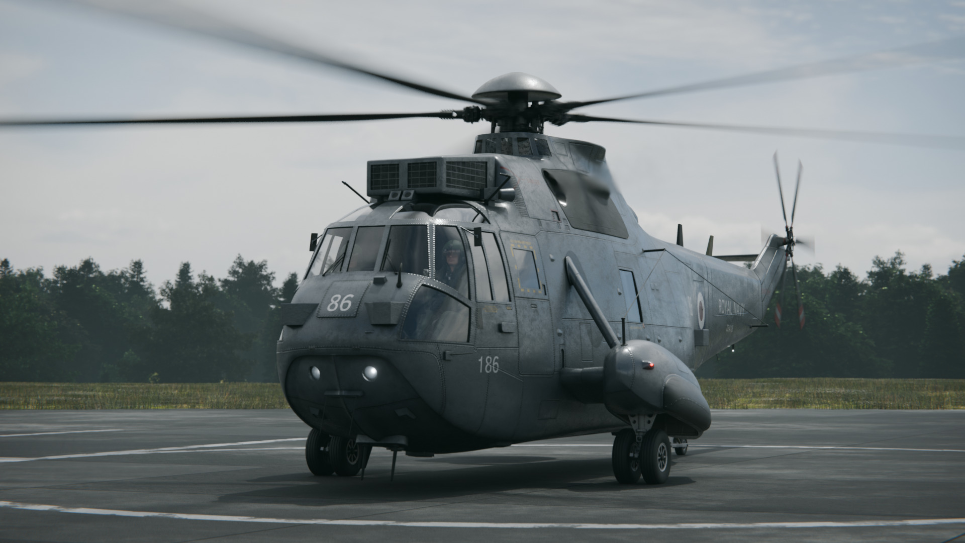 Westland Sea King ASaC7 Royal Navy 3D model_3
