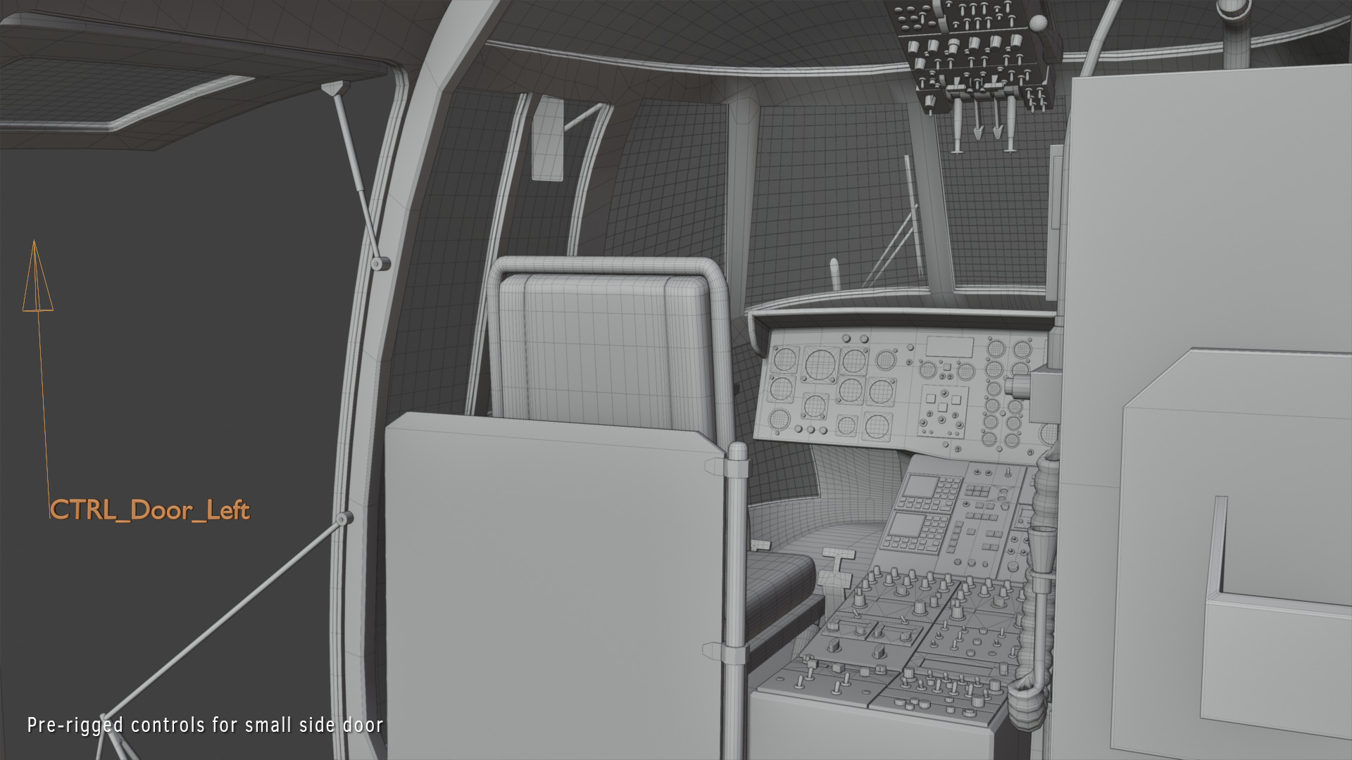 Westland Sea King ASaC7 Royal Navy 3D model_11