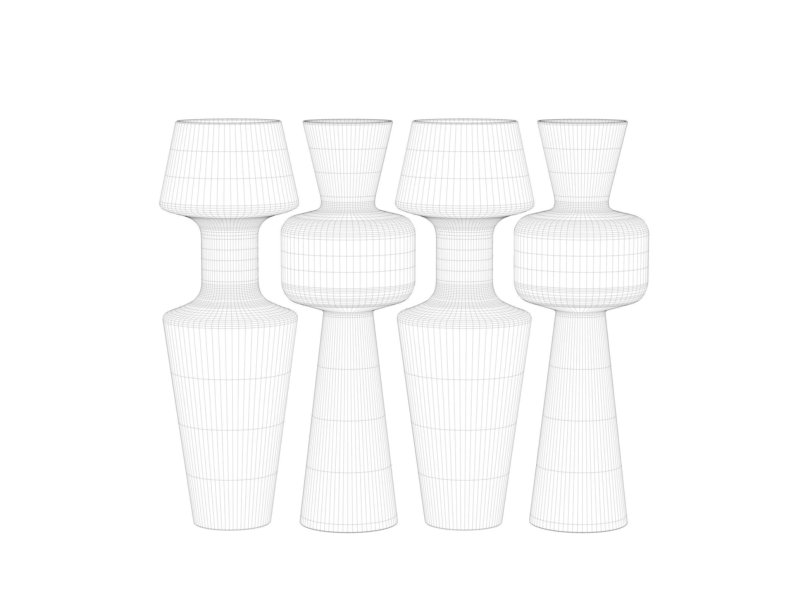 Paire Vase Bosa Free 3D model_3