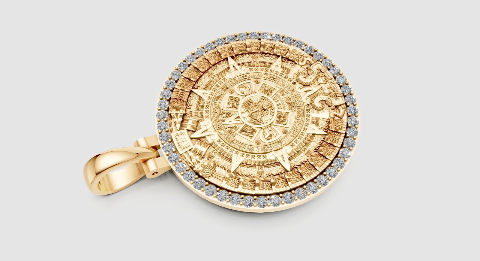 Mayan Calendar 3D print model_1