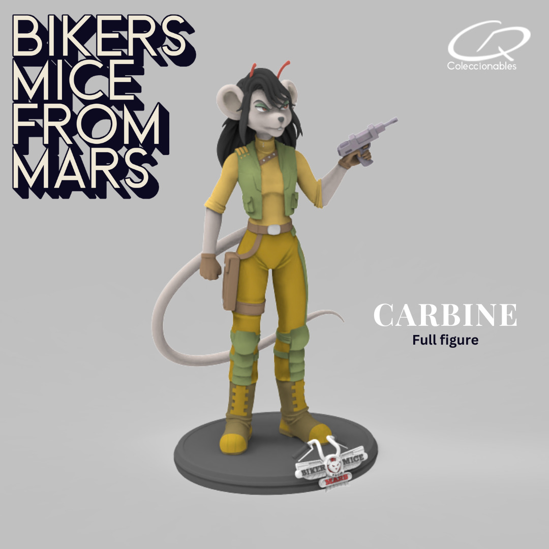 Biker Mice from Mars - Carbine  3D print model_4