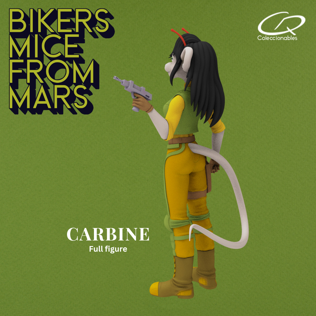 Biker Mice from Mars - Carbine  3D print model_15