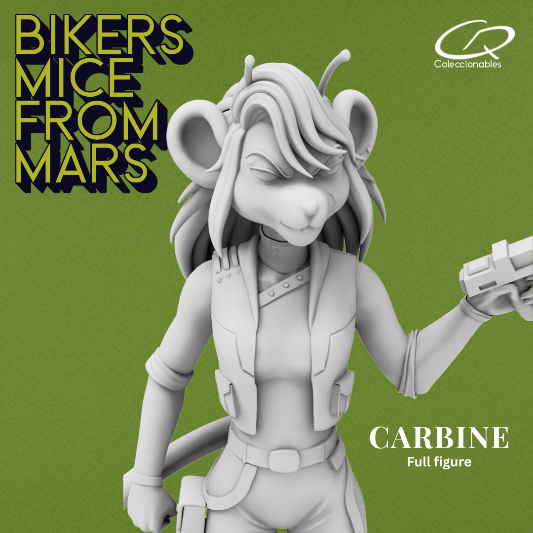 Biker Mice from Mars - Carbine  3D print model_9