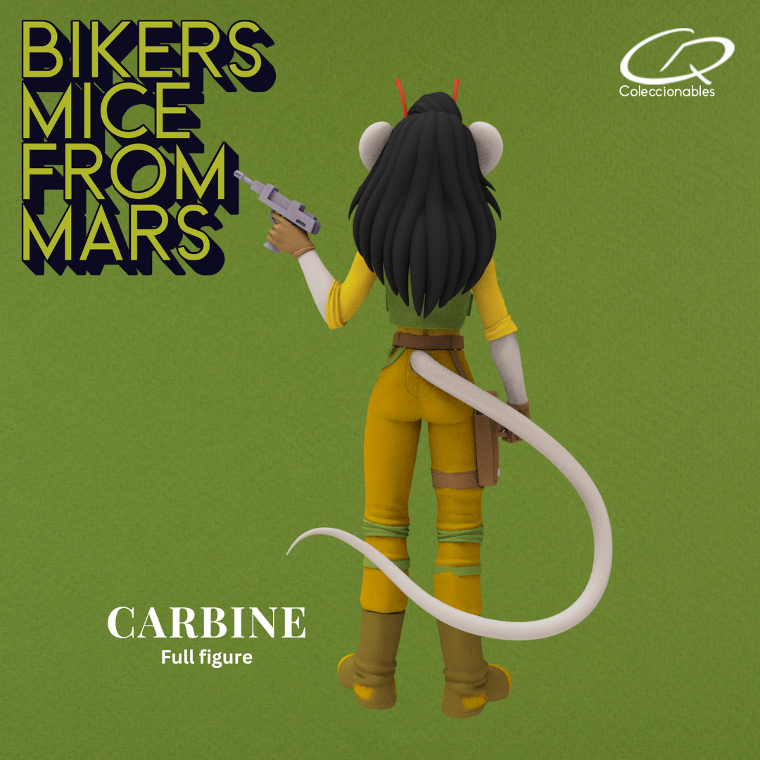 Biker Mice from Mars - Carbine  3D print model_13