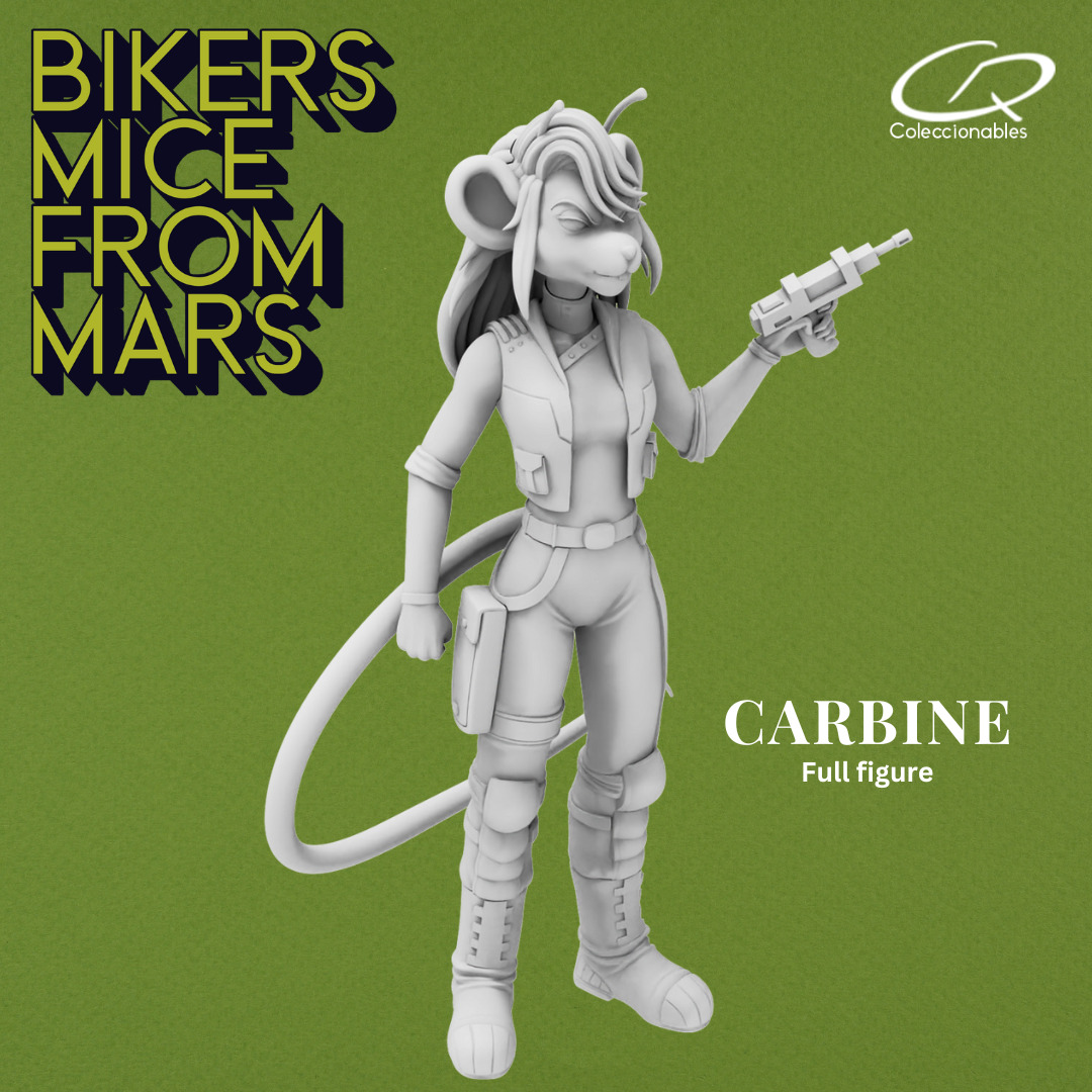 Biker Mice from Mars - Carbine  3D print model_11