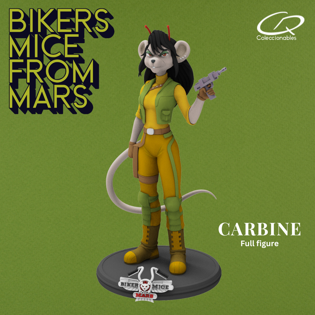 Biker Mice from Mars - Carbine  3D print model_3