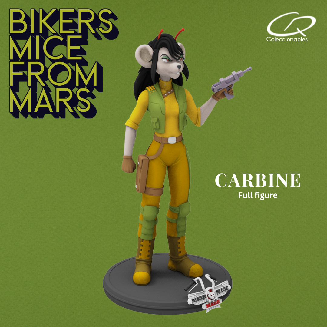 Biker Mice from Mars - Carbine  3D print model_5