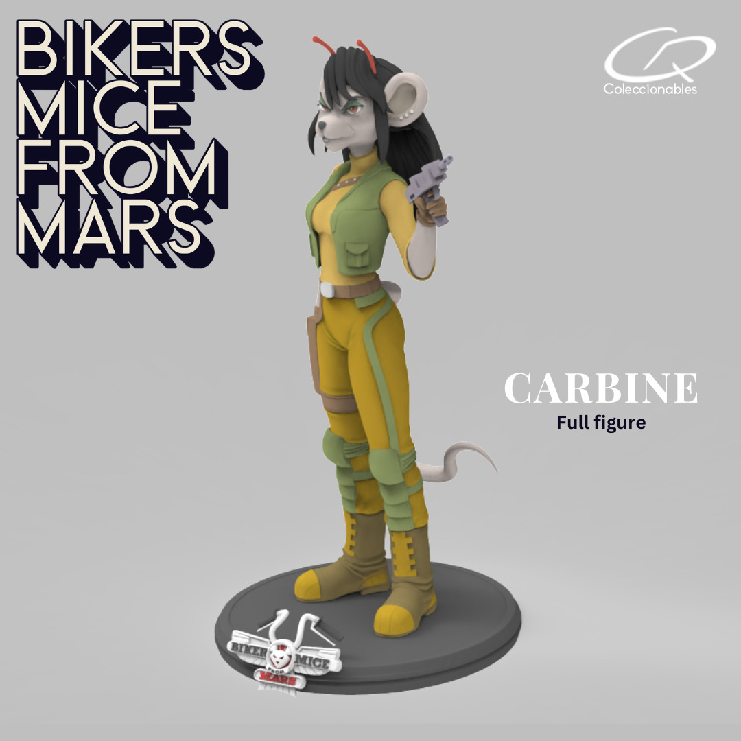 Biker Mice from Mars - Carbine  3D print model_14