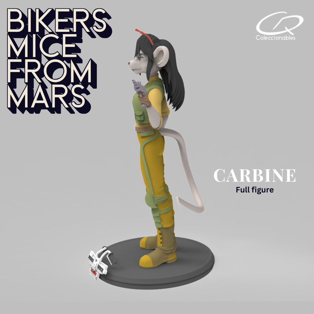 Biker Mice from Mars - Carbine  3D print model_12
