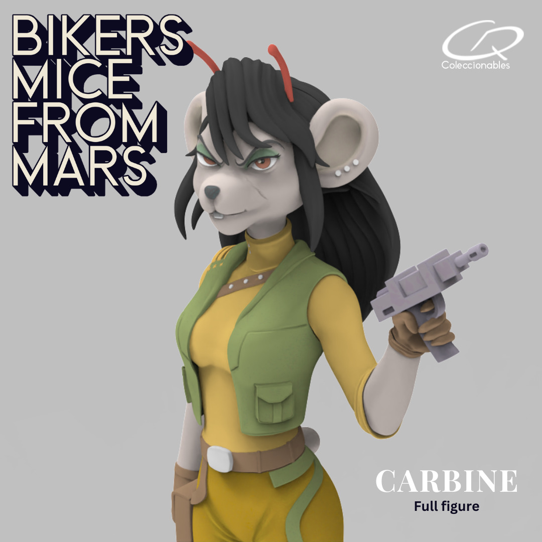 Biker Mice from Mars - Carbine  3D print model_8
