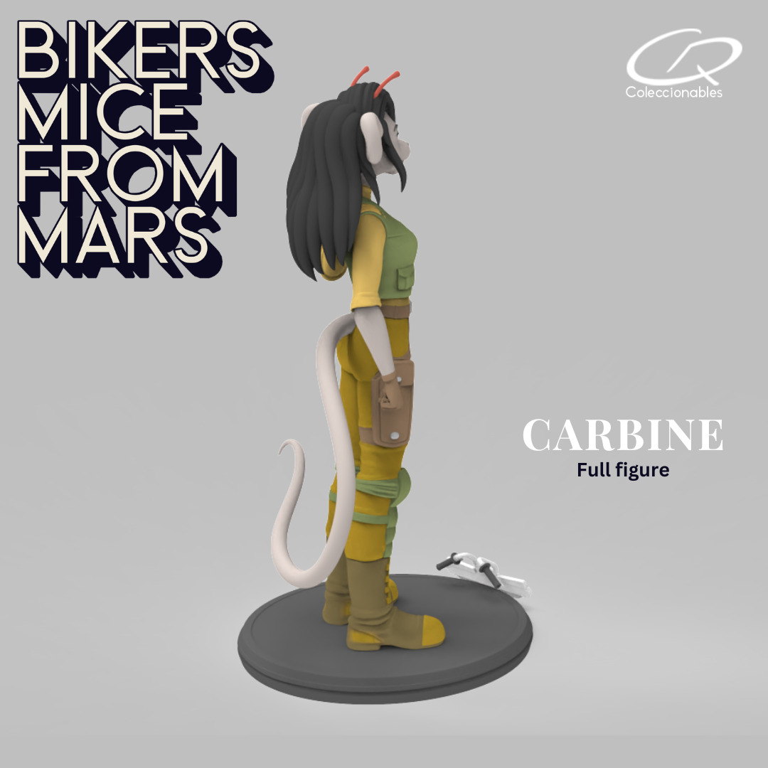 Biker Mice from Mars - Carbine  3D print model_16
