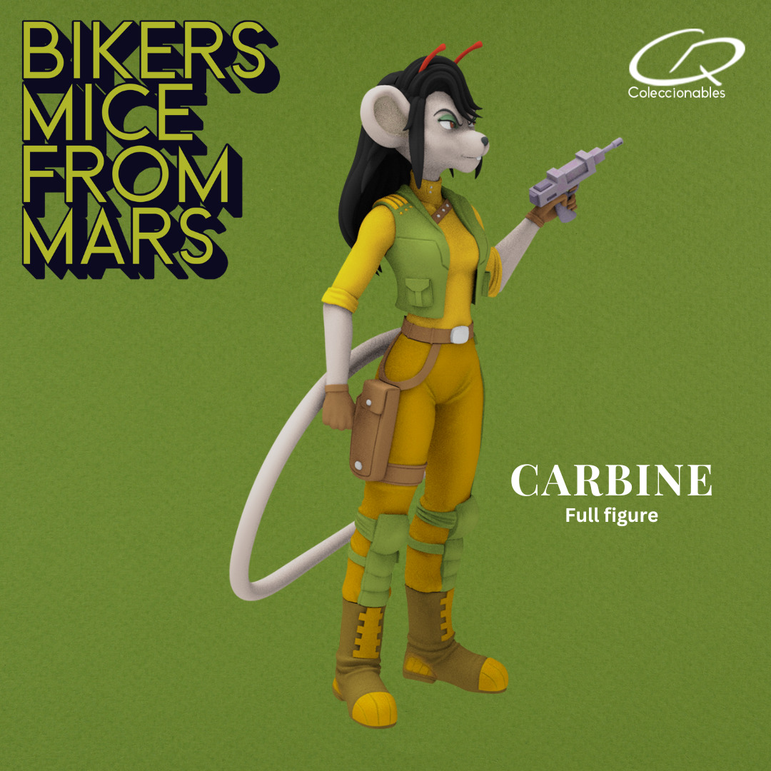 Biker Mice from Mars - Carbine  3D print model_17