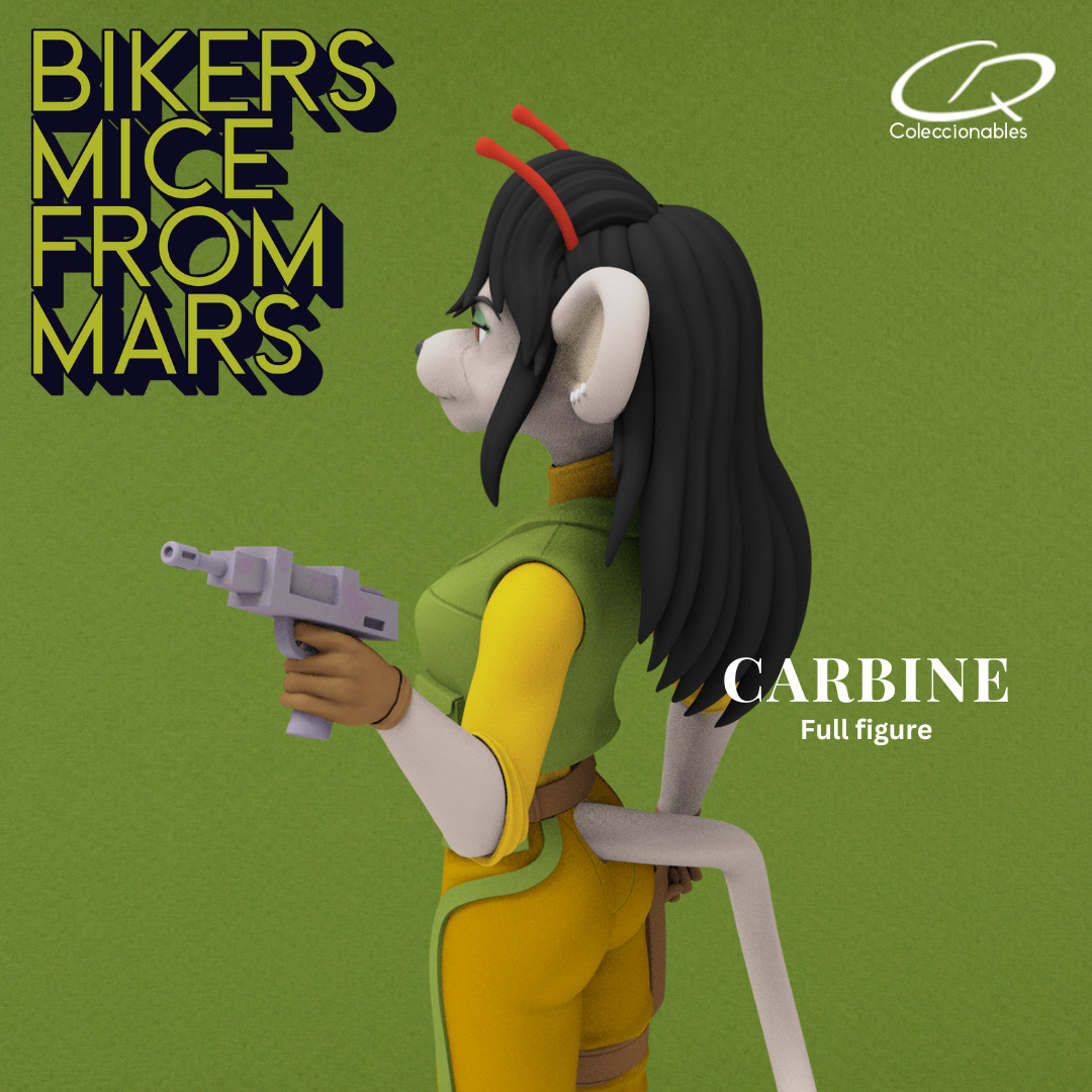 Biker Mice from Mars - Carbine  3D print model_7