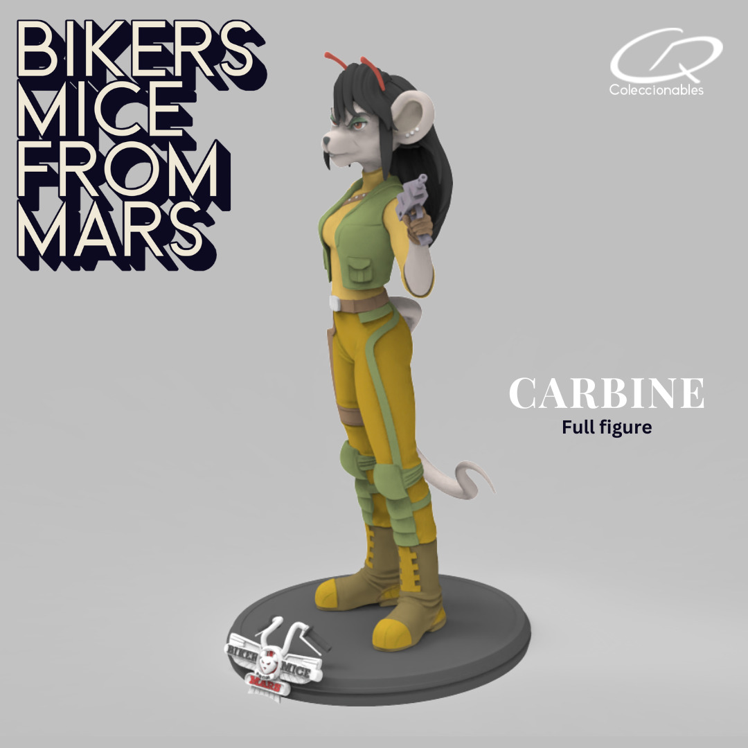 Biker Mice from Mars - Carbine  3D print model_6