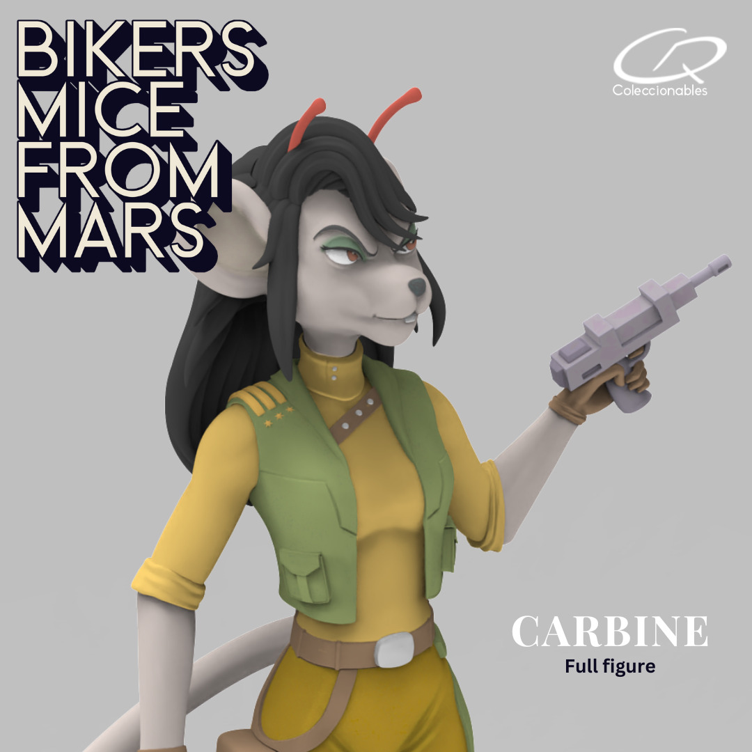 Biker Mice from Mars - Carbine  3D print model_18