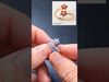 Flower Gemstone Open Ring 3D print model_1