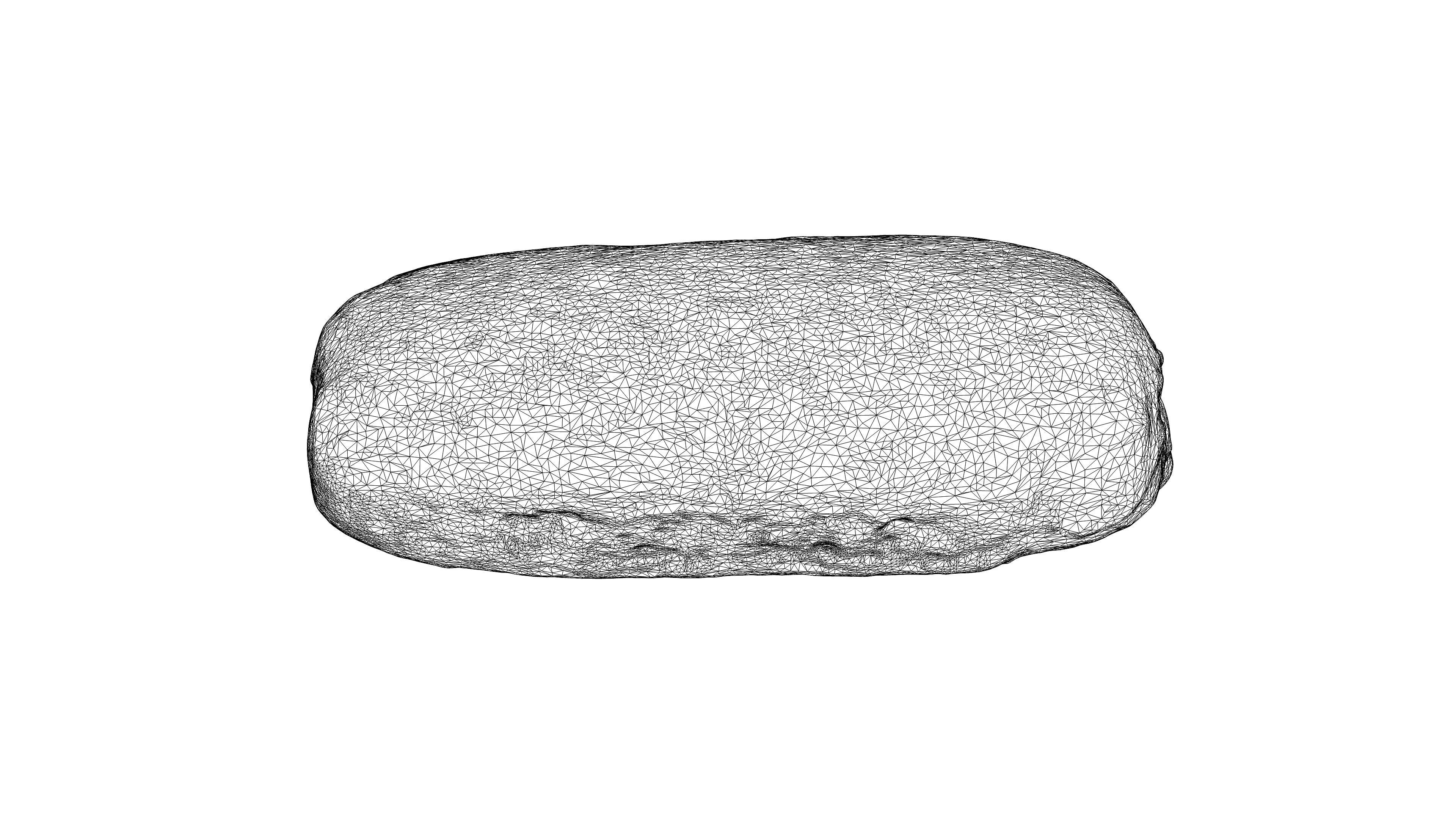 Photorealistic 3D scan of sweet bun Low-poly 3D model_24