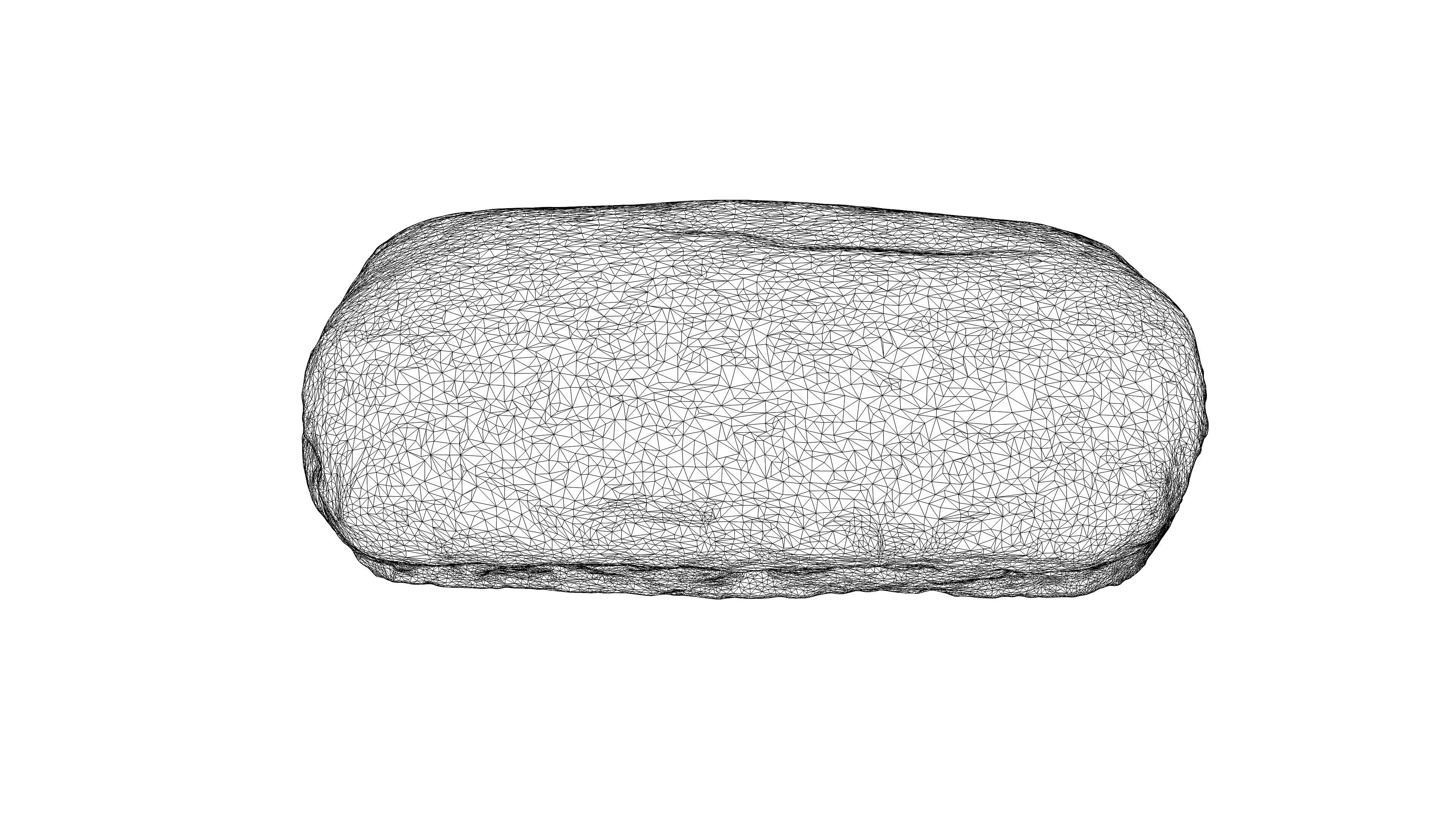 Photorealistic 3D scan of sweet bun Low-poly 3D model_22