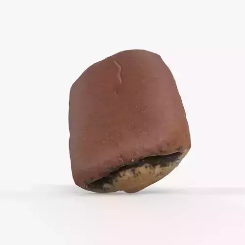 Photorealistic 3D scan of sweet bun Low-poly 3D model Photorealistic 3D scan of sweet bun Low-poly 3D model