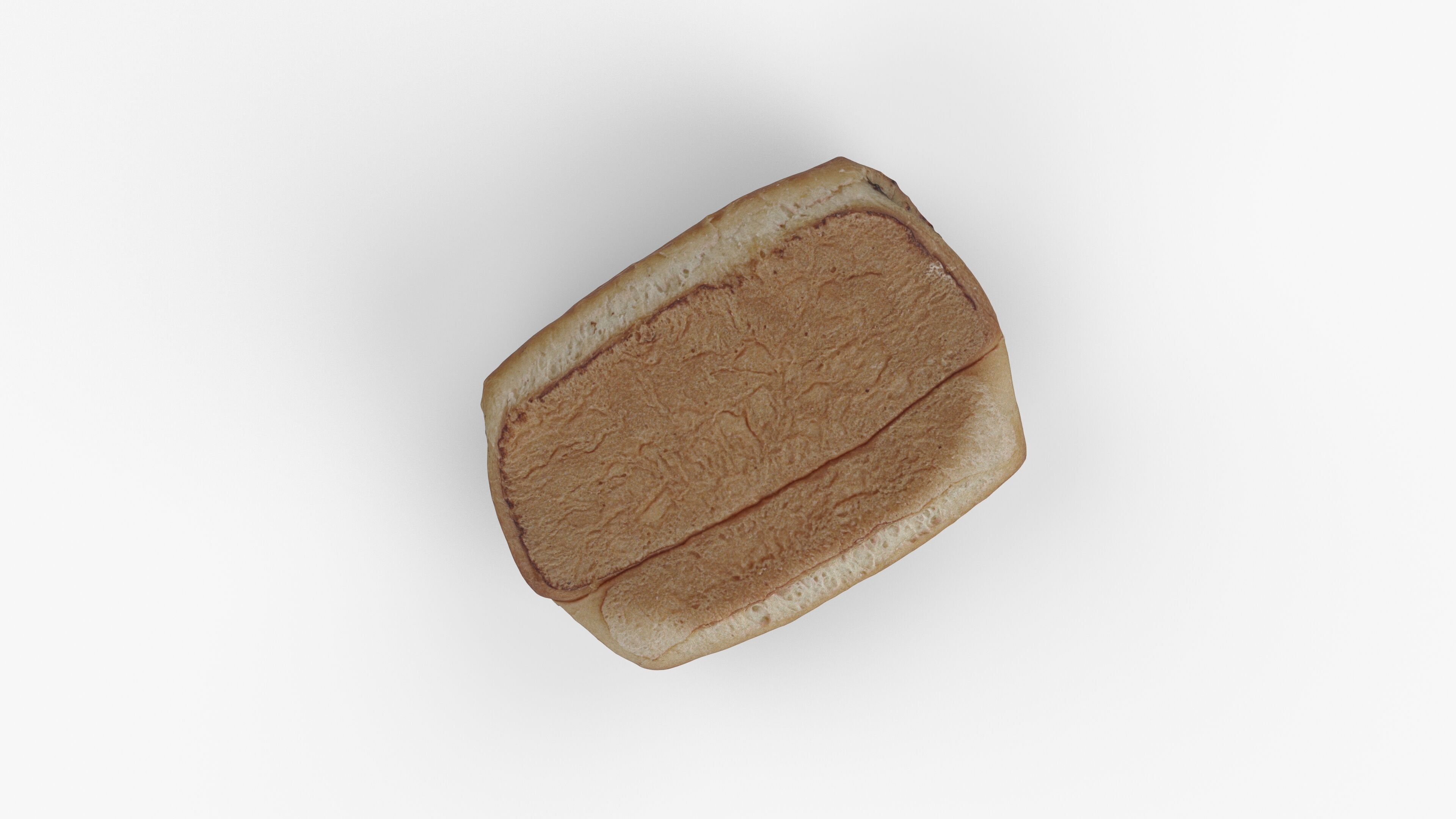 Photorealistic 3D scan of sweet bun Low-poly 3D model_13