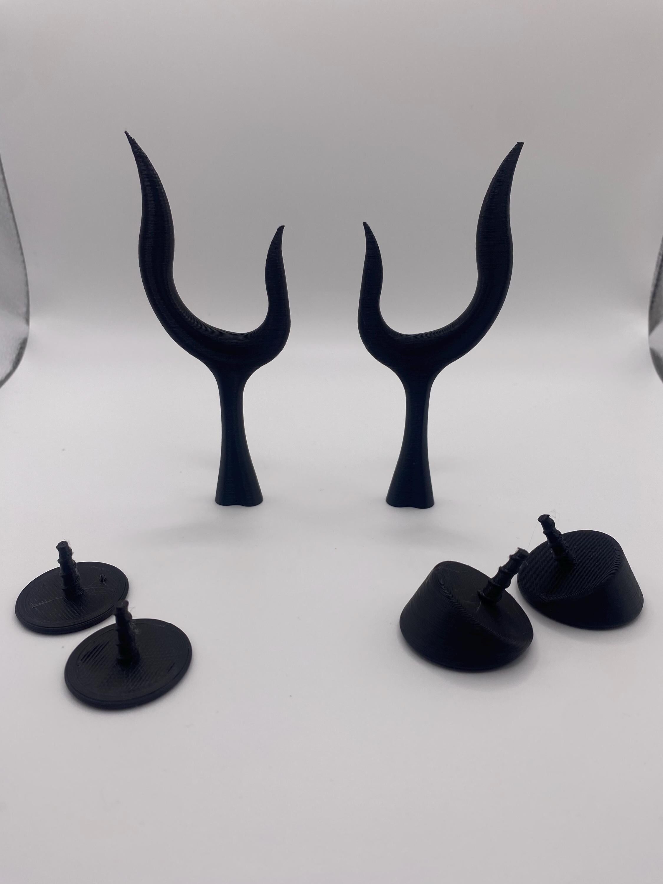 Hazbin Hotel Alastor Cosplay Antlers 3D print model_2