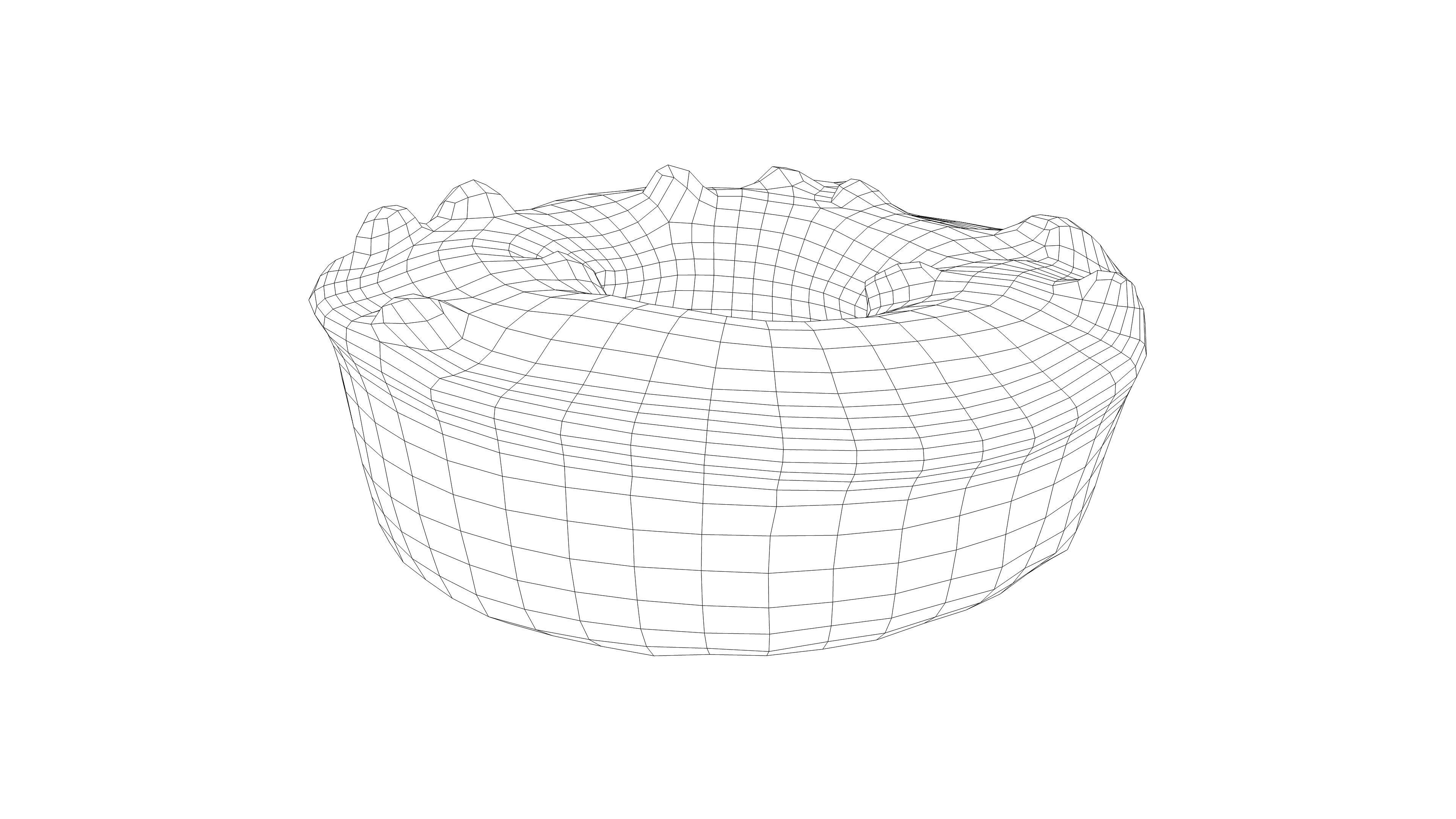 Photorealistic 3D scan of donut Low-poly 3D model_16