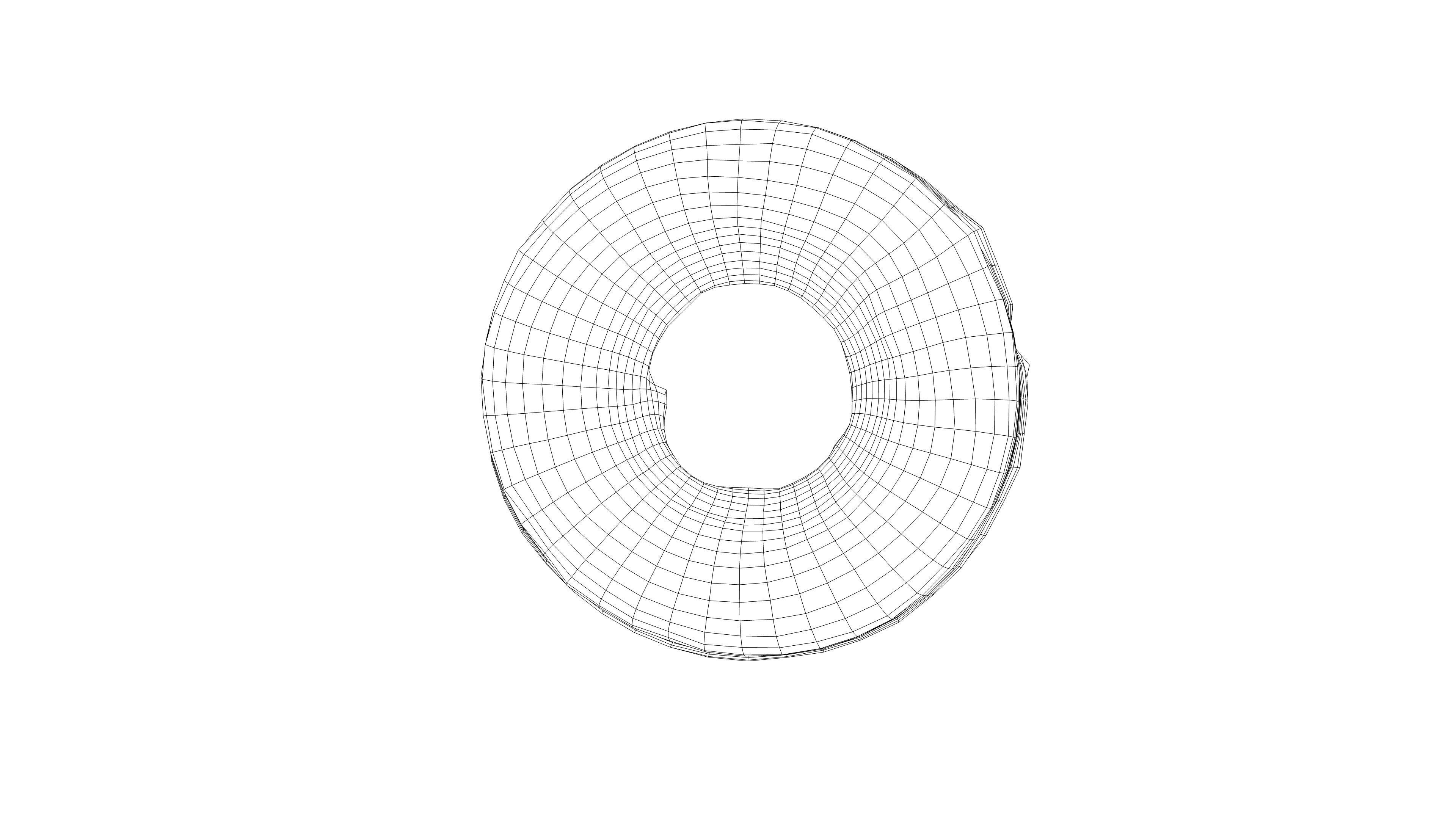 Photorealistic 3D scan of donut Low-poly 3D model_20